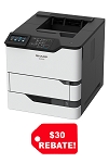 Sharp MX-B557P Desktop Monochrome Printer (55 PPM) 