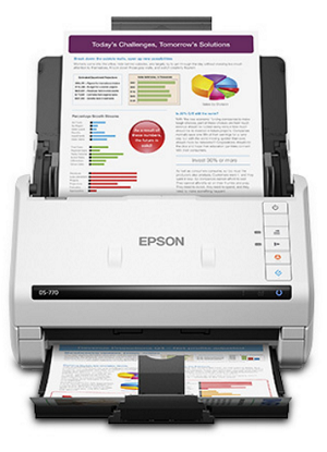 Epson WorkForce DS-770 Color Document Scanner (45ppm)