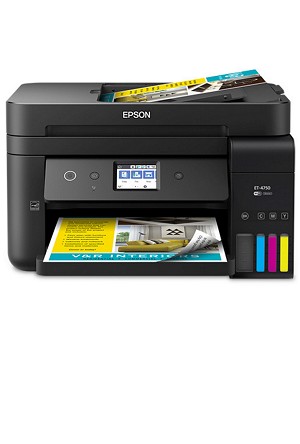 Epson WorkForce ET-4750 EcoTank All-in-One Supertank Printer (15/8ppm)