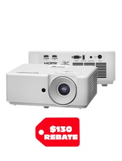 Sharp XP-M421W-W WXGA DLP, 4200 Lumen, Laser Projector - Filter Free, Dual HDMI, 6.6 lbs., 5 Year Warranty (XP-M421W-W)