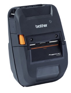BROTHER RuggedJet RJ3230B, Portable 3in Direct Thermal Linerless Printer
